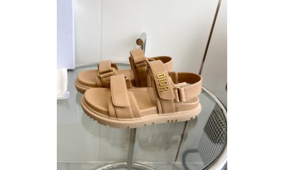 Real Leather Dior  Sandals Shoes for Women With Box